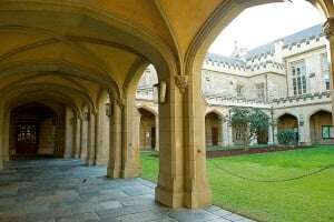 Image shows the University of Melbourne.