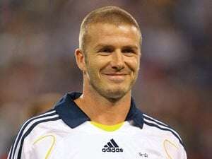 Image shows David Beckham. 