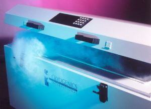 Image shows a cryonic preservation capsule.