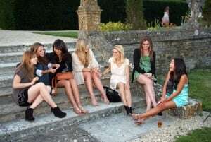 Image shows ORA students at a party.