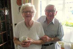 Image shows two grandparents.