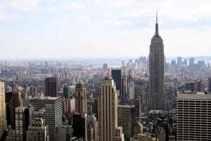 Image shows the New York skyline.