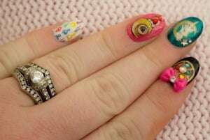 Image shows flawlessly painted nails.