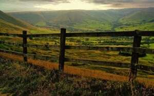 Image shows the wilds of the Peak District. 