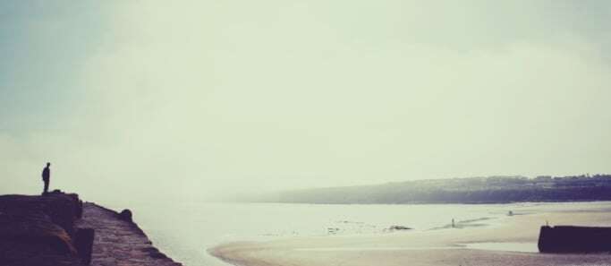 Image shows the beach at St Andrews. 