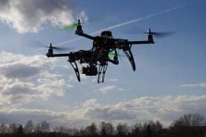 Drones can ascertain the situation far more quickly and safely than a human.