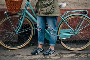 Both cities are easily navigable by bike.