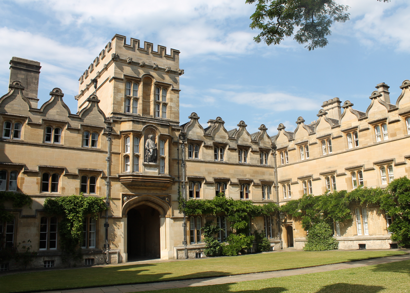 University College in Oxford.