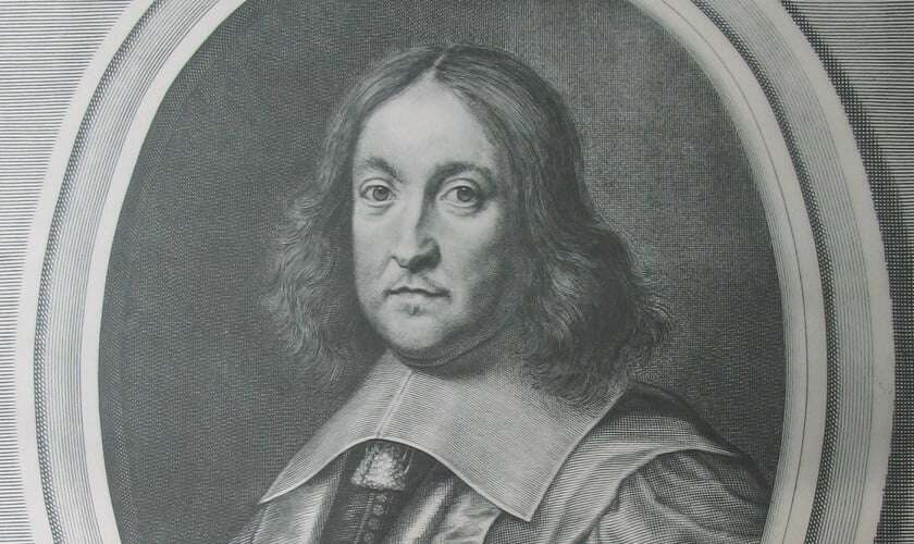 Image shows a line drawing of Fermat.
