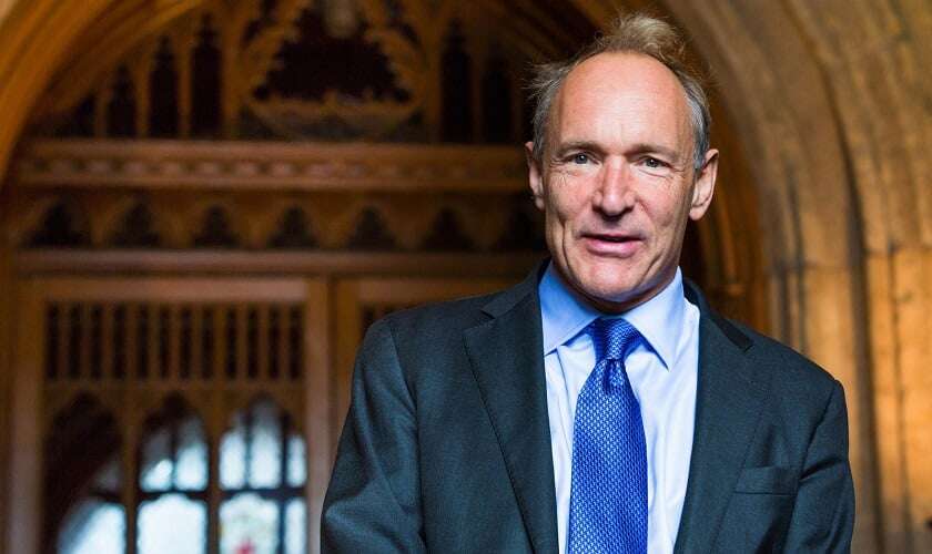 Image shows Tim Berners-Lee.